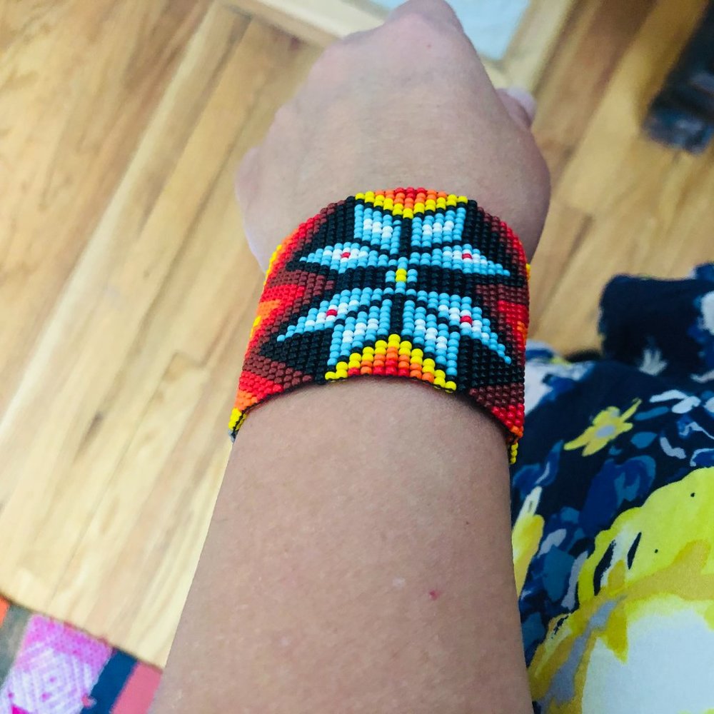 Bracelet | Handmade | Beaded | Ethnic | Tribal - Picture 2 of 13